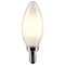 6Pk - Satco 5.5w B11 LED 5000K Candelabra Base Frosted Dimmable - 60w equiv